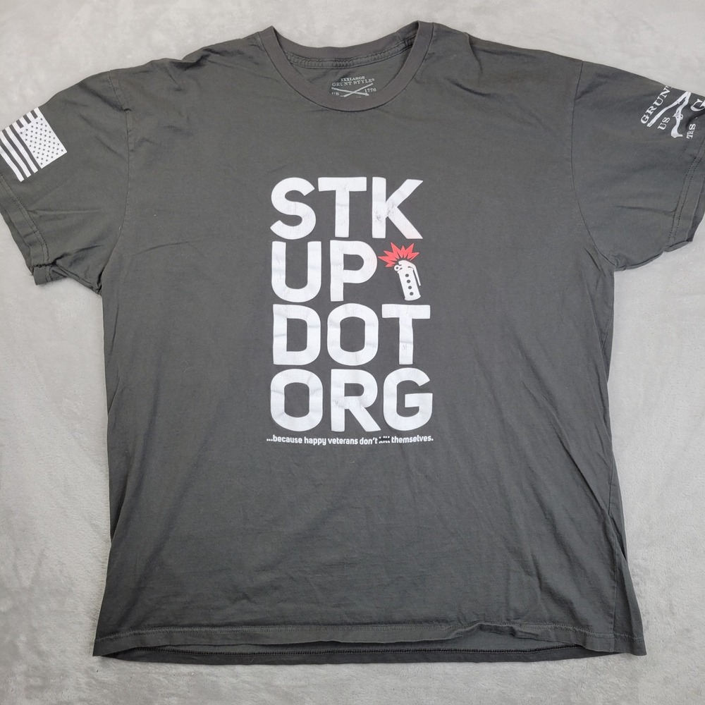 Grunt Style T Shirt Men XXXL Patriot Military Tactical Veteran Police 2A USA 579